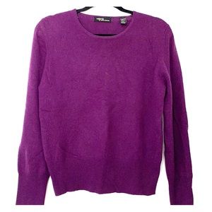 Purple Cashmere Sweater